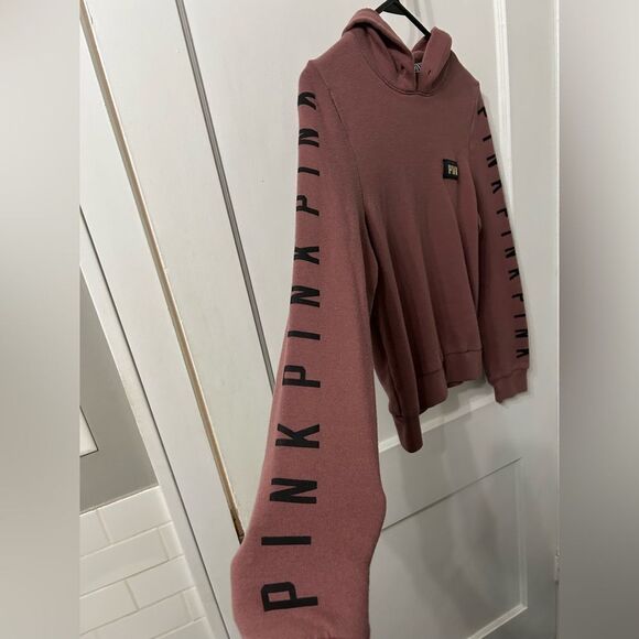 PINK Victoria's Secret Women's Mauve Hoodie - Picture 2 of 4